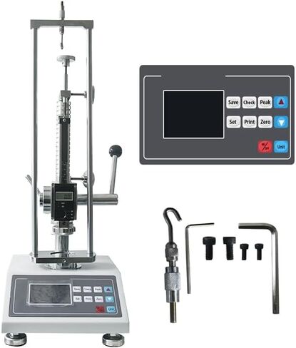 Digital Spring Tester Spring Tension & Compression Tester Spring Push Pull Tester with Printer Function Maximum Testing Load 150N/ 15Kg/ 33Lb Resolution 0.01N/0.001Kg/0.001Lb in Saudi Arabia