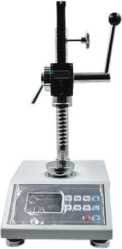 جهاز اختبار التوتر والضغط من اختبار الربيع الرقمي مع الحد الأقصى للاختبار تحميل 500N/ 50 كجم/ 110 رطل واجهة USB واجهة 3 وحدات التبديل N و LB و KG 99 مجموعة تخزين جماعي in Kuwait