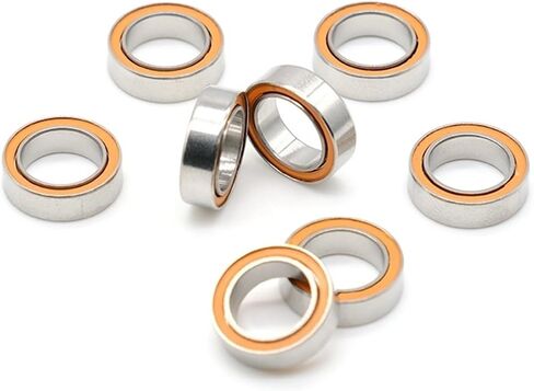 SMR126 2RS CB 6x12x4 MM (2PCS) Fishing Reel Stainless Steel Hybrid Ceramic Ball Bearing ABEC-7 LD SMR126 2RS CB in Saudi Arabia