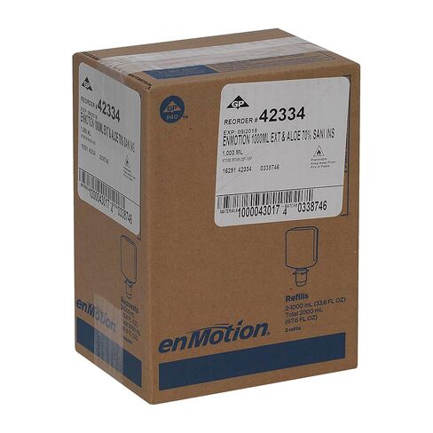 ENMOTION® Gen2 E3 E3 المرطب المرطب من موزعه موزع من قبل GP Pro (Georgia-Pacific) ، خالية من العطور ، زجاجتين لكل حالة in Saudi Arabia