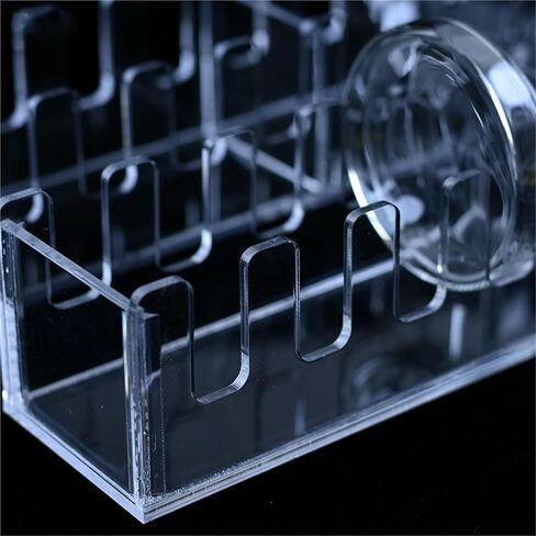 1PCS DIA Organic DIA 60/75/90/100/120/150MM PETRI DISH RACK PMMA Support Supplies (150 MMM 5Positions) in Saudi Arabia