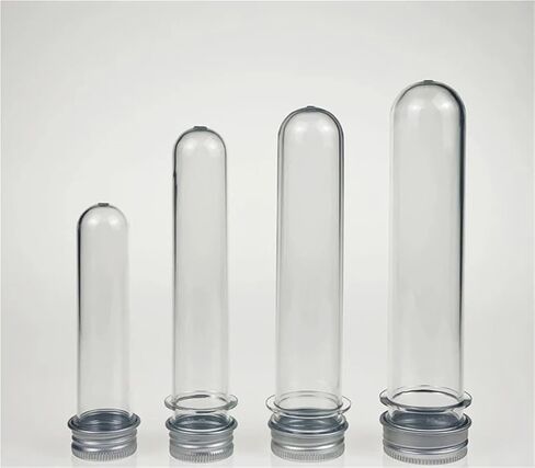 10pcs Lab 30/40/70/100ml زجاجة اختبار أنبوب اختبار الحيوانات الأليفة شفافة زجاجة قابلة لإعادة تعبئة البلاستيك لخط بيانات الحلوى القناع (40 مل) in Saudi Arabia
