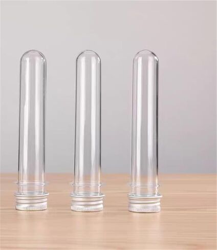 10pcs Lab 30/40/70/100ml زجاجة اختبار أنبوب اختبار الحيوانات الأليفة شفافة زجاجة قابلة لإعادة تعبئة البلاستيك لخط بيانات الحلوى القناع (40 مل) in Saudi Arabia