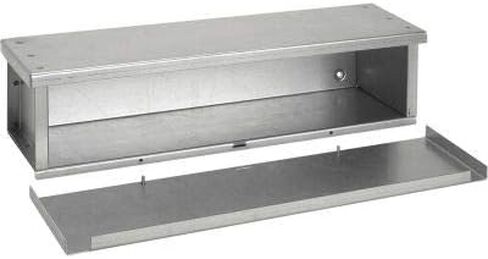 Hoffman F101024RTGV, Econo Trough, Type 3R, 10.00x10.00x24.00, Galvanized in Kuwait