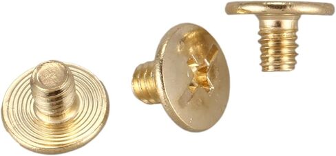 مسامير شيكاغو ، المسامير ， 20pcs الألبوم محفظة نحاس مطلي 5 × 8 مم ملزمة شيكاغو in Kuwait