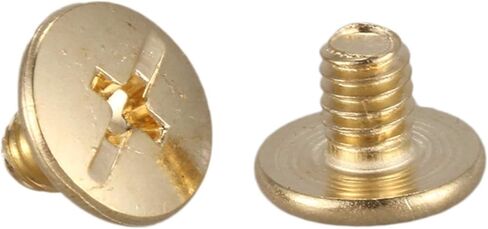 مسامير شيكاغو ، المسامير ， 20pcs الألبوم محفظة نحاس مطلي 5 × 8 مم ملزمة شيكاغو in Kuwait
