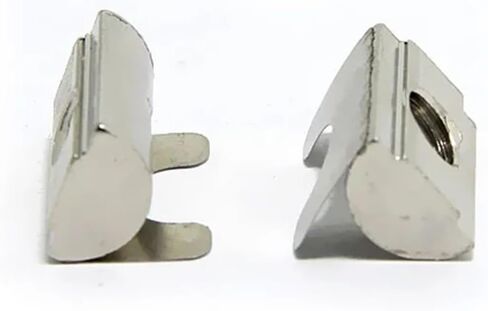 10pcs spring nut block مرنة من الألومنيوم برفع النابض النابض من الألومنيوم سلسلة M4/M5/M6/M8 F3030/4040/4545 (45 سلسلة M6) in Saudi Arabia
