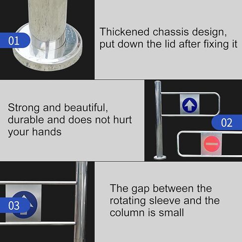 بوابة الباب التي تتأرجح في اتجاه واحد من الفولاذ المقاوم للصدأ ، باب للمشاة للسوبر ماركت ومدخل المكتبة ، لسوبر ماركت مراكز التسوق في المطاعم ، باب واحد (يمين) (60 × 97 سم) in Kuwait