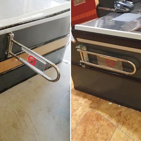 دليل المدخل في اتجاه واحد بوابة تأرجح تلقائية على نطاق واسع مع سلامة الفولاذ المقاوم للصدأ ، بوابة أرجوحة للدخول القابلة للسحب ، باب أمان للاستيراد في اتجاه واحد مع عمود ، نقد in Kuwait