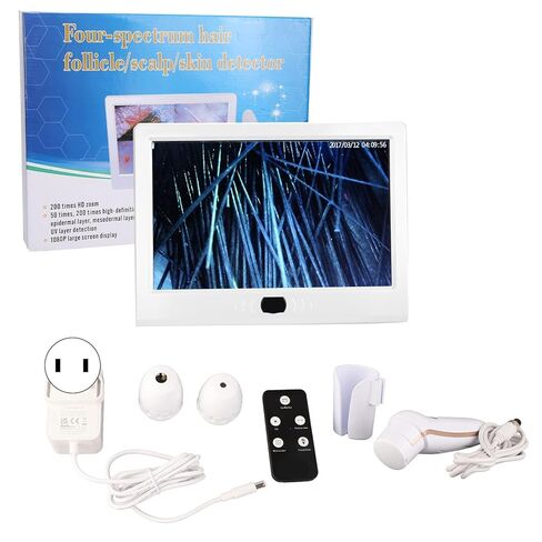 12inch Skin Analysis Machine, Scalp Camera, Hair Follicle Test Kit, Skin Scalp Detector Multifunctional Rechargeable Hair Follicle Skin Analyser Machine (US Plug) in Saudi Arabia