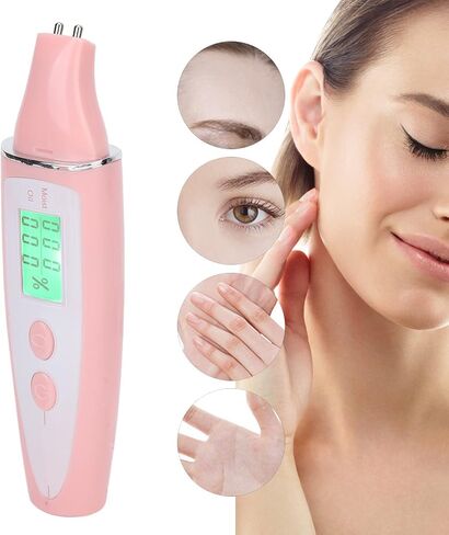 رقمية كاشف الجلد القلم الجلد اختبار الجلد محلل اختبار زيت الماء مع شاشة LCD عرض العناية بالبشرة محمولة قلم الكشف عن الجلد الرقمي للمنزل () in Saudi Arabia