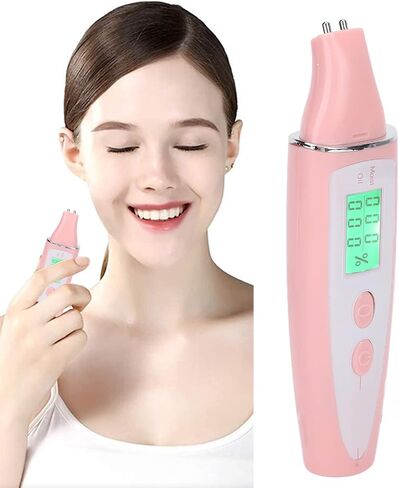 رقمية كاشف الجلد القلم الجلد اختبار الجلد محلل اختبار زيت الماء مع شاشة LCD عرض العناية بالبشرة محمولة قلم الكشف عن الجلد الرقمي للمنزل () in Saudi Arabia