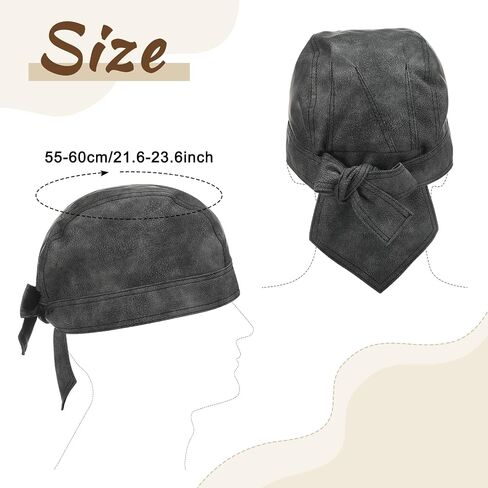 2 أجهزة كمبيوتر دراجة نارية متوحشة Cycling Cycling Bandana Doo Rags قابلة للتعديل القابلة للتعديل من الجمجمة الجمجمة الجلدية in Saudi Arabia