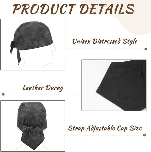 2 أجهزة كمبيوتر دراجة نارية متوحشة Cycling Cycling Bandana Doo Rags قابلة للتعديل القابلة للتعديل من الجمجمة الجمجمة الجلدية in Saudi Arabia