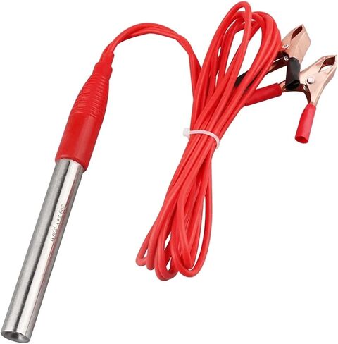 1pcs 12 فولت سخان الغمر للمحمولة عنصر تسخين مياه التخييم في التخييم مع مقطع التمساح 150W/200W/300W (200W) in Saudi Arabia