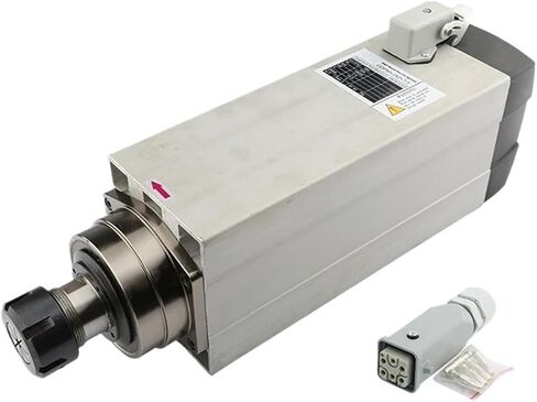 GDF60-18Z 7.5KW square air-cooled spindle ER32 4 bearings CNC(380V) in Saudi Arabia
