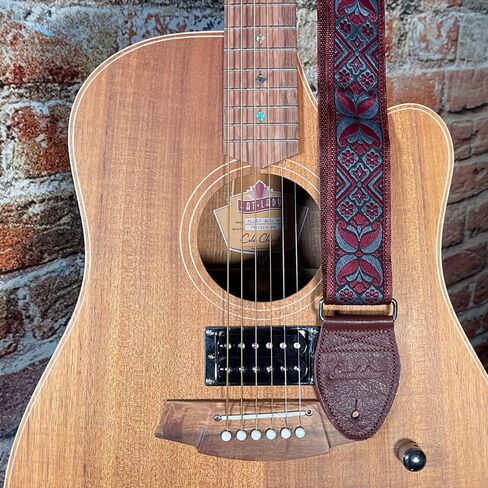 Souldier Handmade Fabric Bass Strap, 3 Inches Wide and Adjustable from 33" to 60", Made in the USA in Kuwait