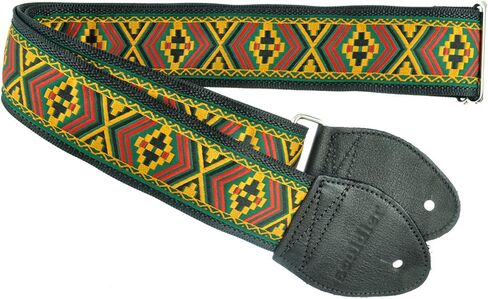 Souldier Handmade Fabric Bass Strap, 3 Inches Wide and Adjustable from 33" to 60", Made in the USA in Kuwait