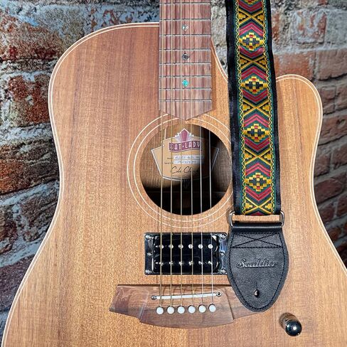 Souldier Handmade Fabric Bass Strap, 3 Inches Wide and Adjustable from 33" to 60", Made in the USA in Kuwait