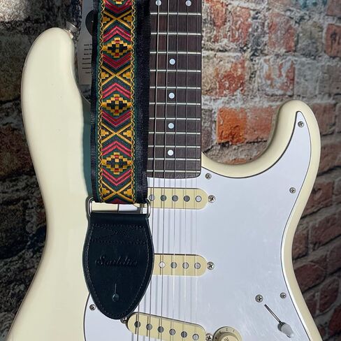 Souldier Handmade Fabric Bass Strap, 3 Inches Wide and Adjustable from 33" to 60", Made in the USA in Kuwait