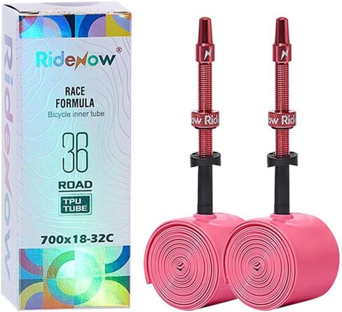 RideNow 2PCS 700C x 18-32C / 32-47C (ALLRoad & Gravel) /29 inch x 1.9-2.5 TPU Inner Tubes with 45mm/65mm/85mm Presta Valves in Kuwait