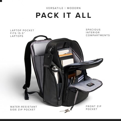 Tumi - حقيبة Search Search Alpha Bravo - حقيبة السفر والتنقل المحمول - تناسب ما يصل إلى 15 "شاشة - 17.0" × 14.0 "X 8.3" - الرصيف in Saudi Arabia