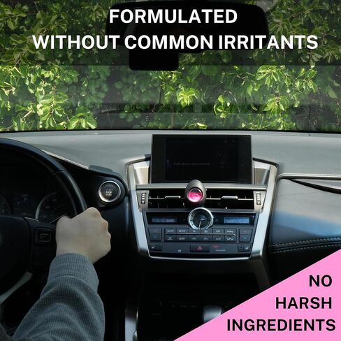 Air Jungles Car Air Freshener Vent Clip 4 Count, Variety Pack, New Car, Honey Peach, Ocean, Hawaii, 4 ml Each, Long-Lasting Car Odor Eliminator, Up to 120 Days Freshness for Auto in Kuwait