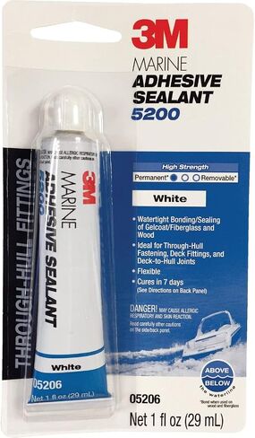 3M 05206 Marine Sealant Wht 1Oz12 in Saudi Arabia
