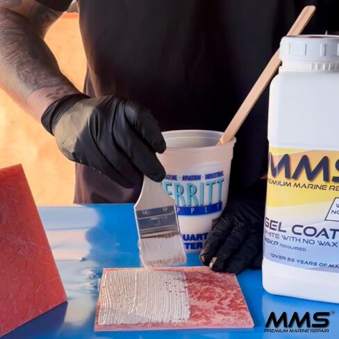 MMS Premium White Gelcoat – Marine Grade Gel Coat for Fiberglass Boat Repair and Refinishing – No Wax Formula – MEKP Included – UV Resistant – Ideal for Marine Surfaces - Quarts and Gallons in Saudi Arabia