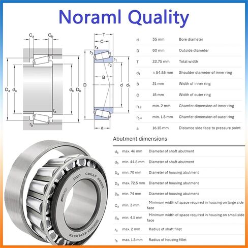 1Pcs Bearing 31307 30307 33207 Tapering Bearing(30307P5) in Saudi Arabia