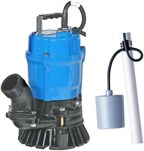 مضخة القمامة شبه القبرية TSURUMI شبه القبرية مع محرض ، 1/2HP ، 115 فولت ، 2 بوصة زرقاء-HS2.4S-62 HS2.4S ؛ مع SJE Rhombus pumpmaster 1002732 20ft (عادةً مفتوحة/مضخة لأسفل) in Kuwait