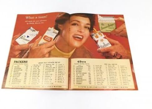 1958 San Francisco 49ers at Bay Packers NFL Football Program 11-23-58 - NFL Programs in Saudi Arabia