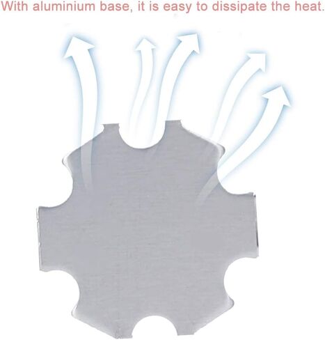 يوسو ضوء ينبعث منه ديود عالية السطوع 3W LED حبات الباعث ، 25pcs مع قاعدة الألومنيوم ، للإضاءة العامة (455-460nm) in Kuwait