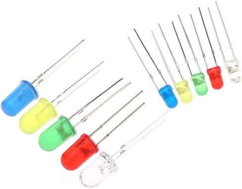 Led, 300pcs, 3mm & 5mm, 3.2-3.4V LEDs Led Diode with Low Energy Consumption for Christmas Lights Replacement and Science Project in Saudi Arabia