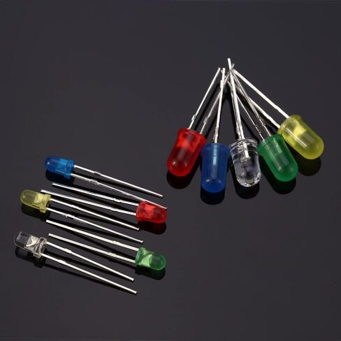 Led, 300pcs, 3mm & 5mm, 3.2-3.4V LEDs Led Diode with Low Energy Consumption for Christmas Lights Replacement and Science Project in Saudi Arabia
