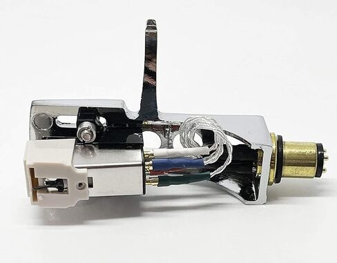 ReadyWired Silver Headshell with Cartridge Stylus for Trio KD-1033B, KD-1030, KP-700D, KP-2022, KD-1033, KD-2070, PM-7021, KP-7700, KP-515, KP-7070, KP-F515 in Saudi Arabia