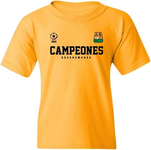 كولومبيا 2024 Campeones de Futbol Bucaramanga Soccer Youth Thirt T-Shirt in Kuwait