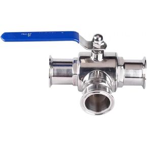1pcs 1-1/2 "38mm 304 TEE TEE TEE TEA TE TE Port L Port LALD 1.5" Triple Clamp Ferrule Type (T Port) in Kuwait