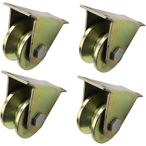 Sliding Gate Rollers, Heavy Duty Rigid Wheels,Sheave Round Tube Directional Track Wheel,Double Bearing,(80mm/3in) in Kuwait