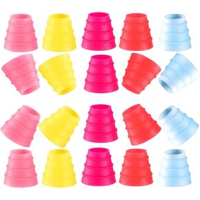 20 PCS Hookah Hose Grommets Silicone Gasket - Original Hookah Accessories Durable Silicon Plug Grommets Ensure air-Tight Seal Prevent Shisha Hoses Falling Out While Smoking (Black) in Saudi Arabia