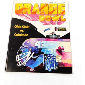1977 Ohio State vs Colorado Orange Bowl College Football Program 1-1-77 - College Programs in Kuwait