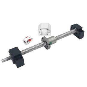 Double nut Ball Screw Control Machine Left Hand Thread Ball Screw RM2005 Ball Screw with SFU2005 Ball Nut BK15 BF15 Support DSG20H Nut Housing Coupling(400mm) in Kuwait