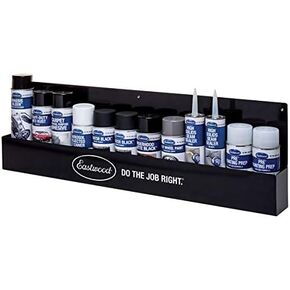 Eastwood Aerosol Can Rack | Aerosol Storage and Organizer | Mountalble Extra Wide Steel Construction | 12 Can Holes, Black in Saudi Arabia