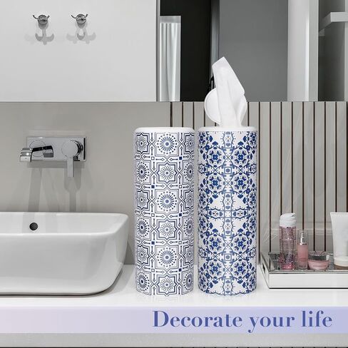 Car Tissue Holder with Facial Tissues Bulk,Travel Tissues, Round Tissue Box for Car, 4 Tubes Car Tissues with Lotion, Paper Towels Holder for car,Car tissues Cylinder in Saudi Arabia