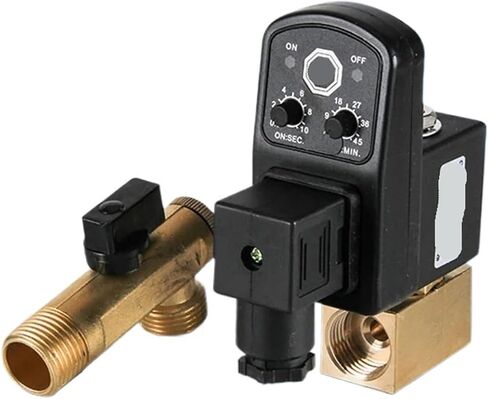 1PCS AC 220V 1/2 "توقيت صمام المياه التلقائي الصمام تلوي in Saudi Arabia