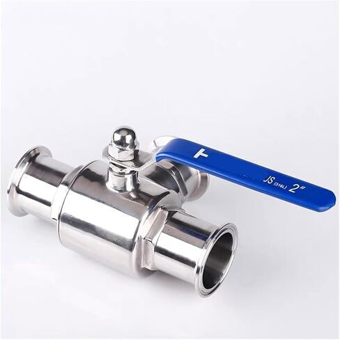 1PCS 1-1/2" 38mm 304 stainless steel sanitary tee T port L port ball valve 1.5" triple clamp ferrule type(T Port) in Saudi Arabia