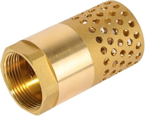 1PCS DN100 INTERNAL THERE BRASS VALVE صمام تحقق من مرشح فلتر النحاس الكامل 4 "مناسب لمضخة المياه in Kuwait