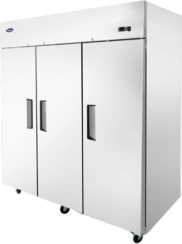 Atosa MBF8005GR 52″ Reach-In Refrigerator for Restaurant Deli Cafeteria Steak House | Top Mount Compressor, 43.2 Cu. Ft. | 2-Solid Swing Door, 6 Adjustable Epoxy Coated Shelves | Stainless Steel, 115v in Saudi Arabia