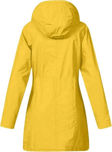 Rain Jacket Women Waterproof with Hood Lightweight Zip Up Hooded Raincoat with Pockets for Outdoor Active Wear in Saudi Arabia