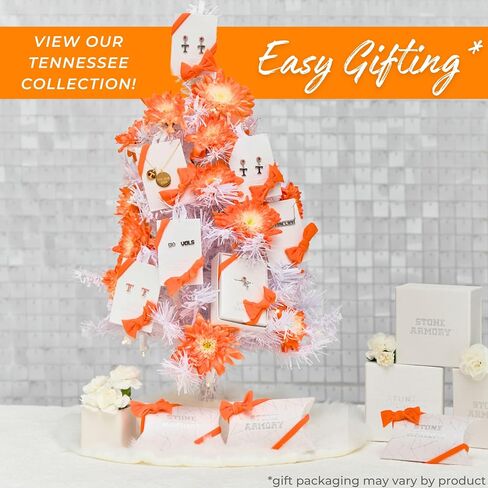 Stone Armory Earrings for University of Tennessee Jewelry Gifts for Women, Graduation – Stainless Steel Skin-Friendly UT Volunteers drop earrings in Saudi Arabia